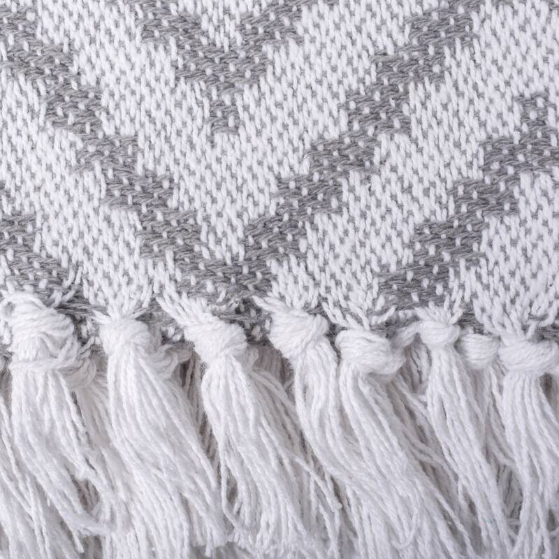 DII Large Chevron Decorative Throw