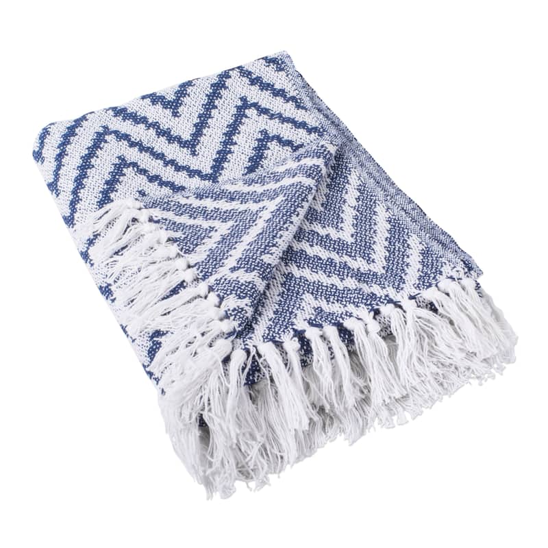 DII Large Chevron Decorative Throw