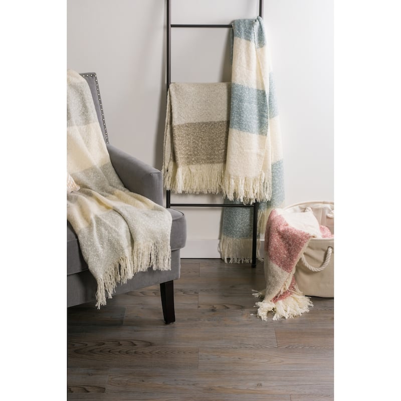 DII X-Diamond Geometric Decorative Throw