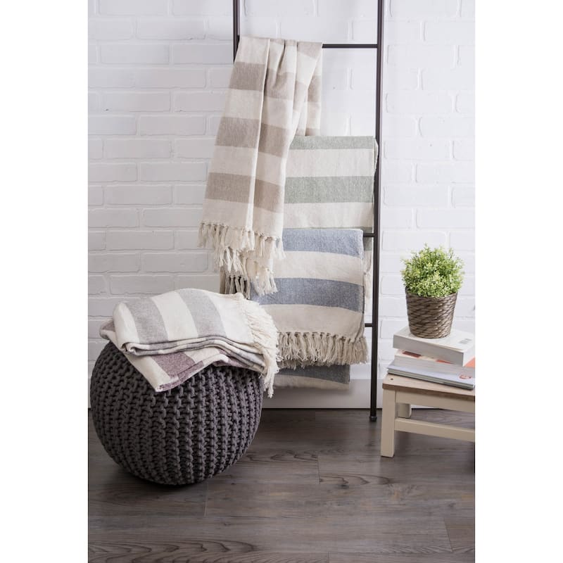 DII X-Diamond Geometric Decorative Throw