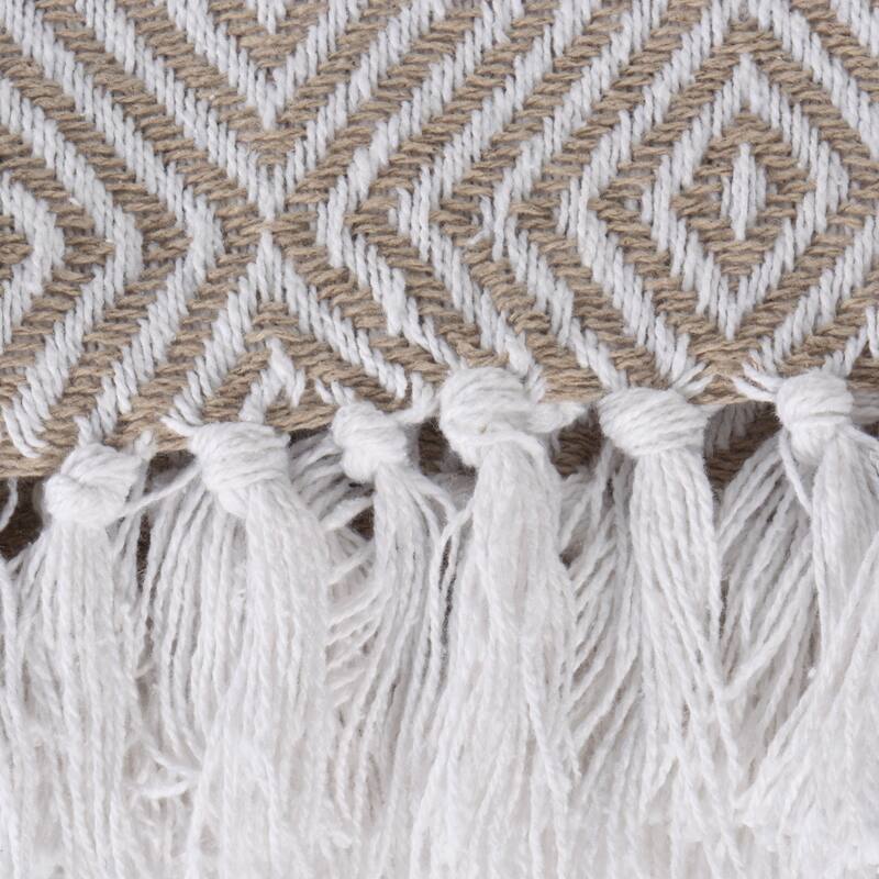 DII X-Diamond Geometric Decorative Throw