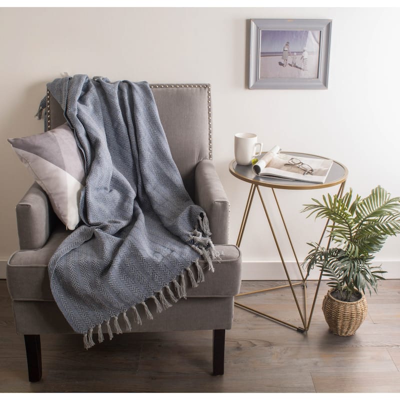 DII X-Diamond Geometric Decorative Throw