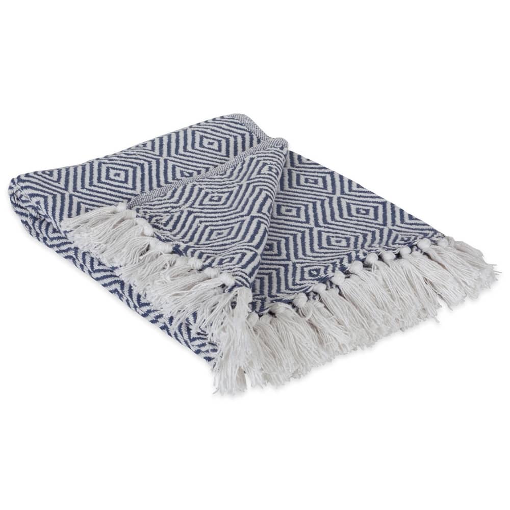 DII X-Diamond Geometric Decorative Throw