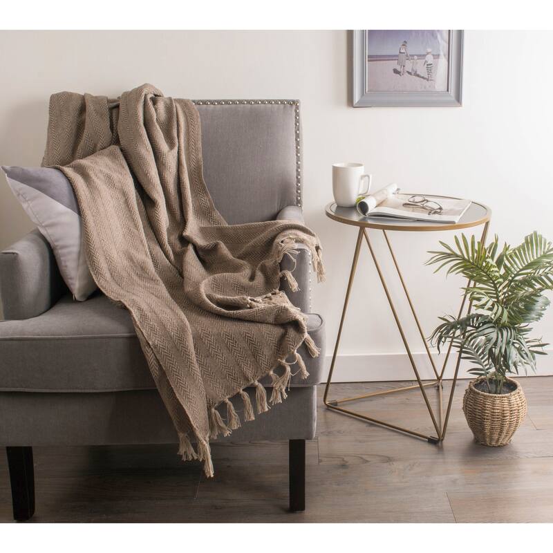 DII X-Diamond Geometric Decorative Throw