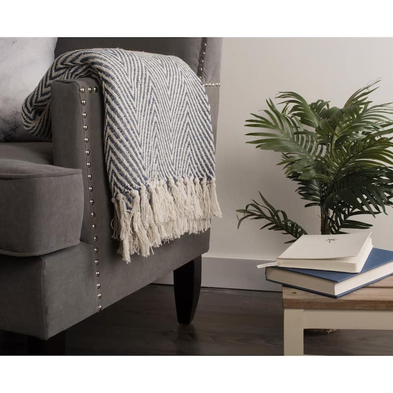 DII X-Diamond Geometric Decorative Throw