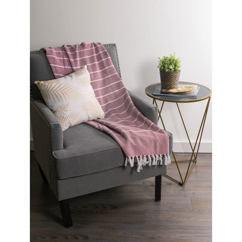 DII X-Diamond Geometric Decorative Throw