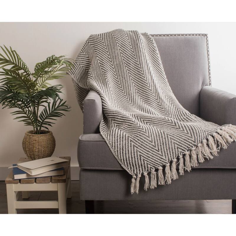 DII X-Diamond Geometric Decorative Throw
