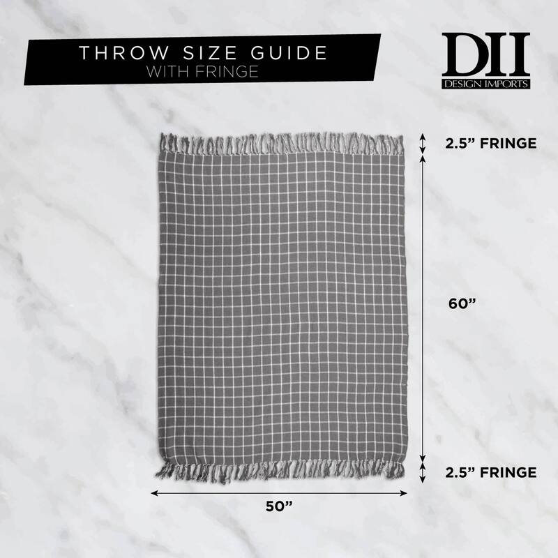 DII X-Diamond Geometric Decorative Throw