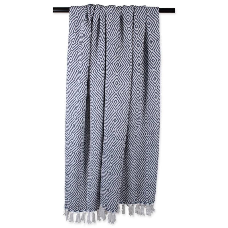 DII X-Diamond Geometric Decorative Throw