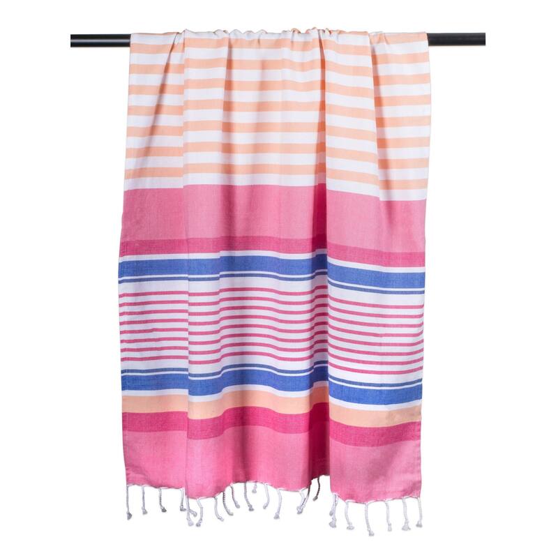 DII Variated Stripe Decorative Fouta Towel