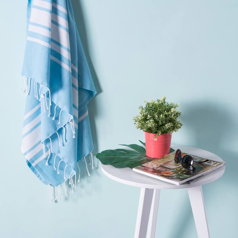 DII Variated Stripe Decorative Fouta Towel