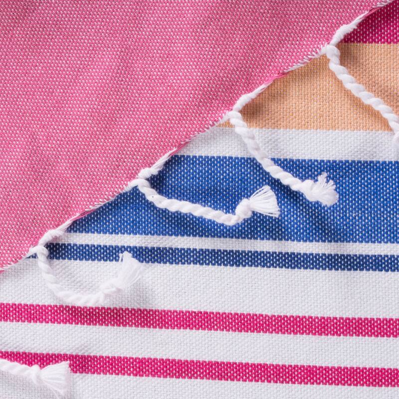 DII Variated Stripe Decorative Fouta Towel