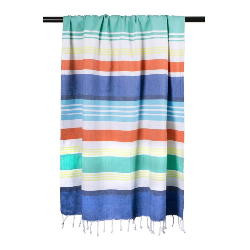 DII Variated Stripe Decorative Fouta Towel