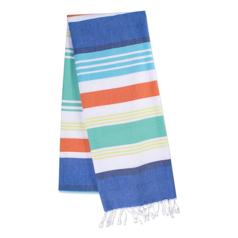 DII Variated Stripe Decorative Fouta Towel