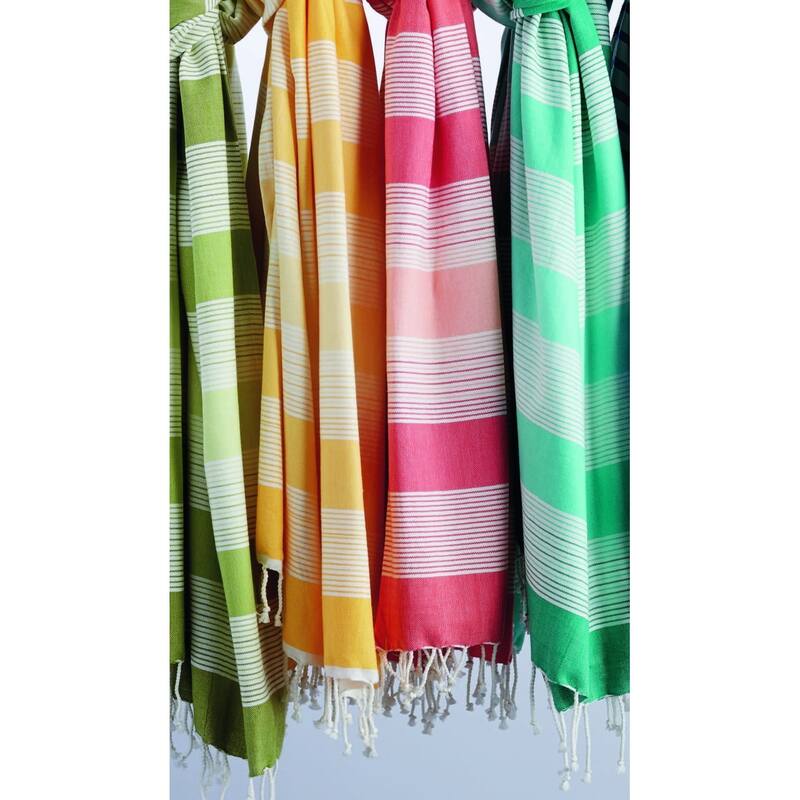 DII Variated Stripe Decorative Fouta Towel
