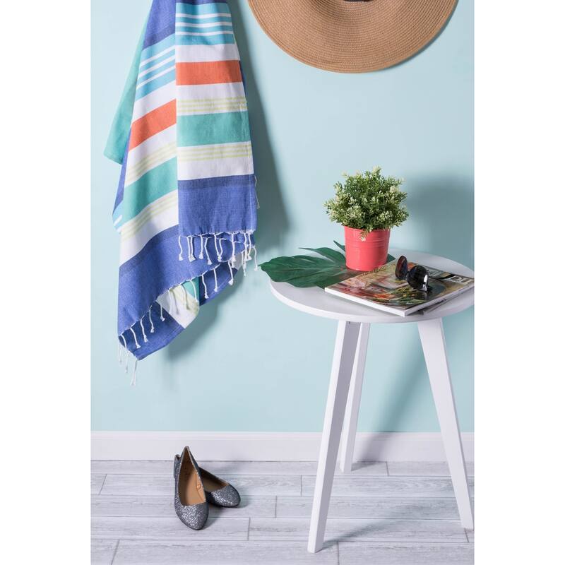 DII Variated Stripe Decorative Fouta Towel