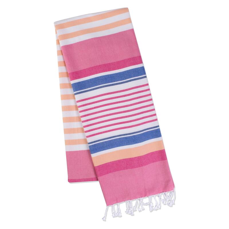 DII Variated Stripe Decorative Fouta Towel