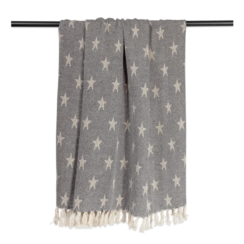 DII Patriotic Stars Decorative Throw - Full