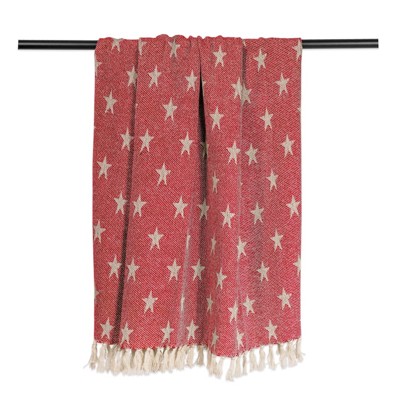 DII Patriotic Stars Decorative Throw - Full