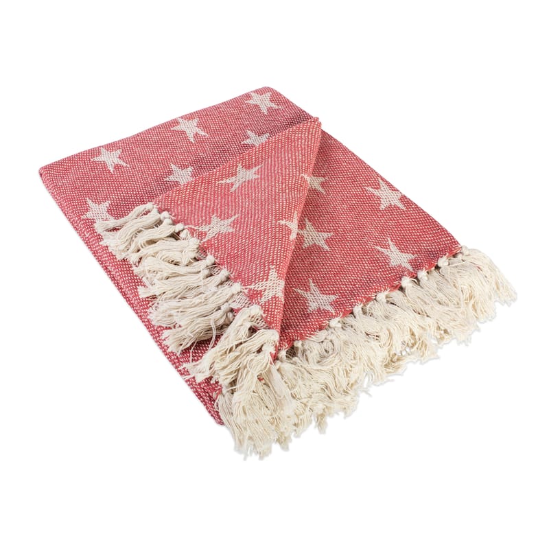DII Patriotic Stars Decorative Throw - Full