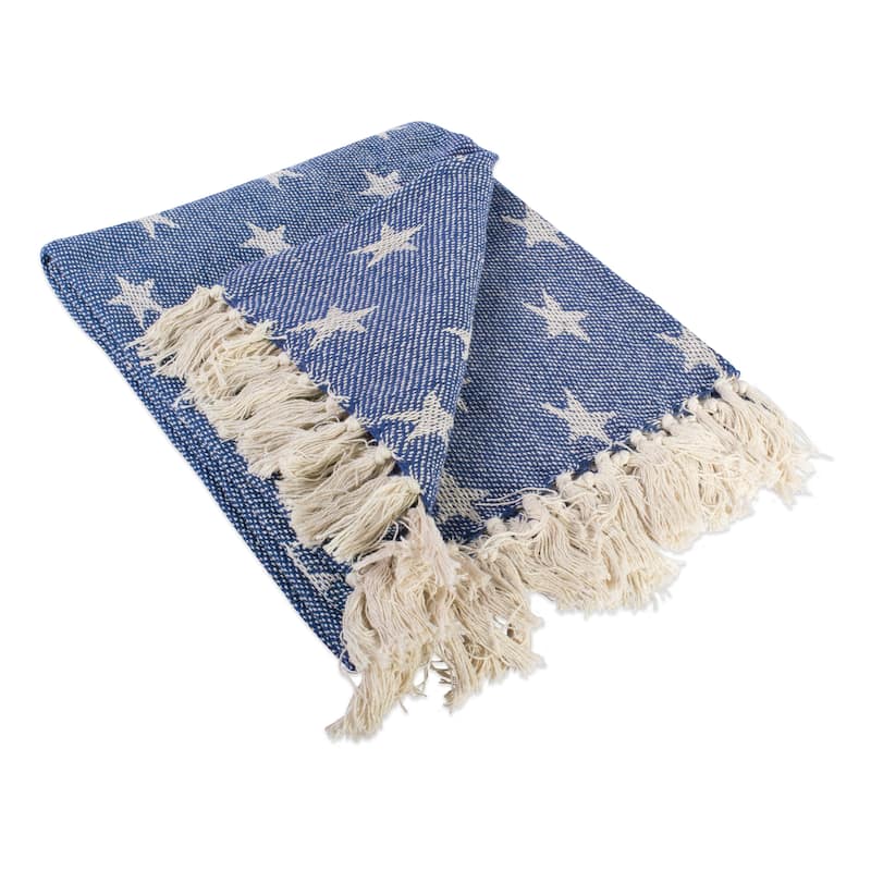 DII Patriotic Stars Decorative Throw - Full