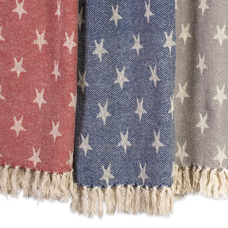 DII Patriotic Stars Decorative Throw - Full