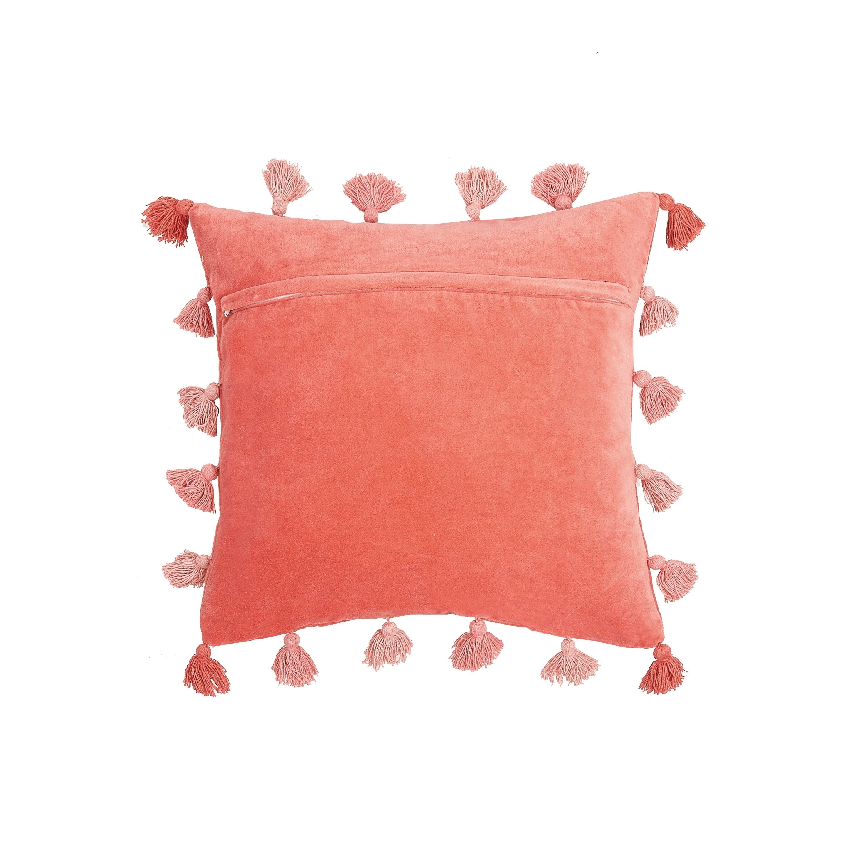 Peking Handicraft 24DN162BC24OB Zebra Oblong with Tassels Embroidered Pillow 95% Ramie 5% Cotton Peking Handicraft 24DN162BC24OB Zebra Oblong with Tassels Embroidered Pillow 95% Ramie 5% Cotton