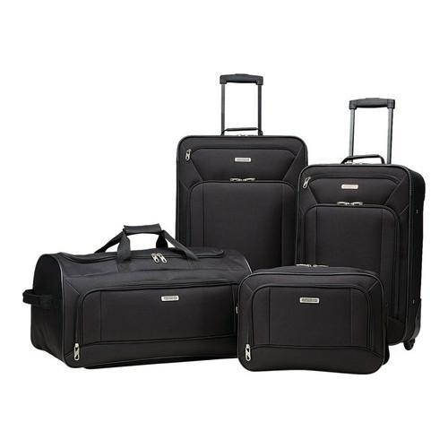 Shop American Tourister Fieldbrook XLT 4-Piece Luggage Set Black - On Sale - Free Shipping Today ...