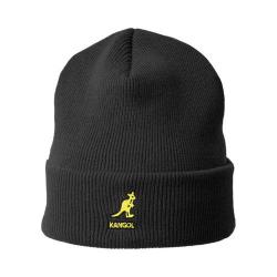 black and red beanie hat