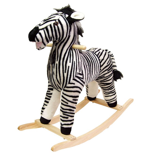 Plush Childrens Rocking Zebra