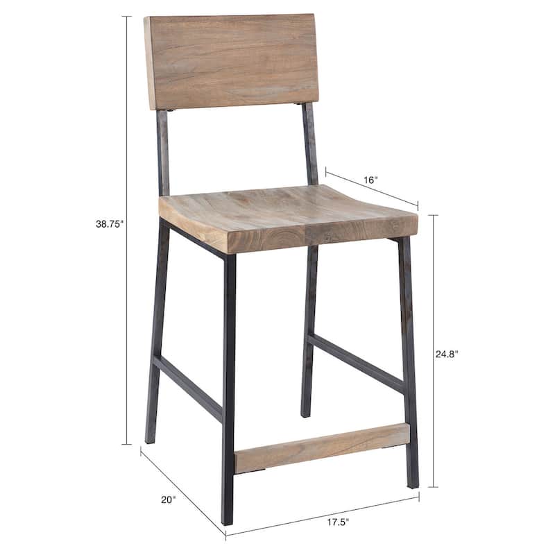 INK+IVY Tacoma 24" Counter stool