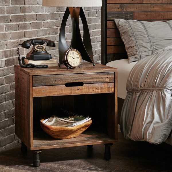 night stand light brown