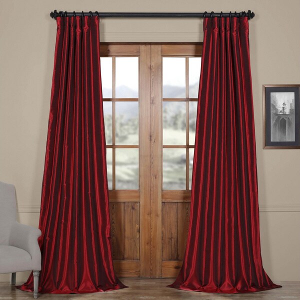 Shop Exclusive Fabrics Ruby Vintage Faux Textured Dupioni