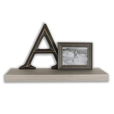 InPlace 23.5-inch Driftwood Floating Shelf
