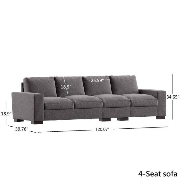 Ashton Grey Fabric Double Sided Down Feather Oversize Extra Ashton Grey Fabric Double Sided