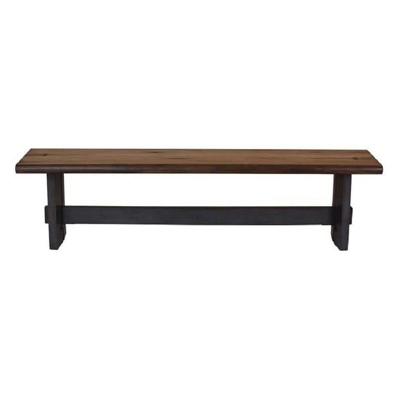 Knoll Natural Wood Live Edge Bench