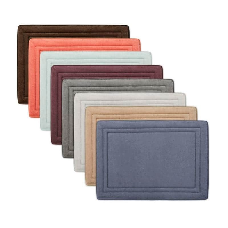 MICRODRY Quick Drying Memory Foam Bath mat with GripTex skidresistant