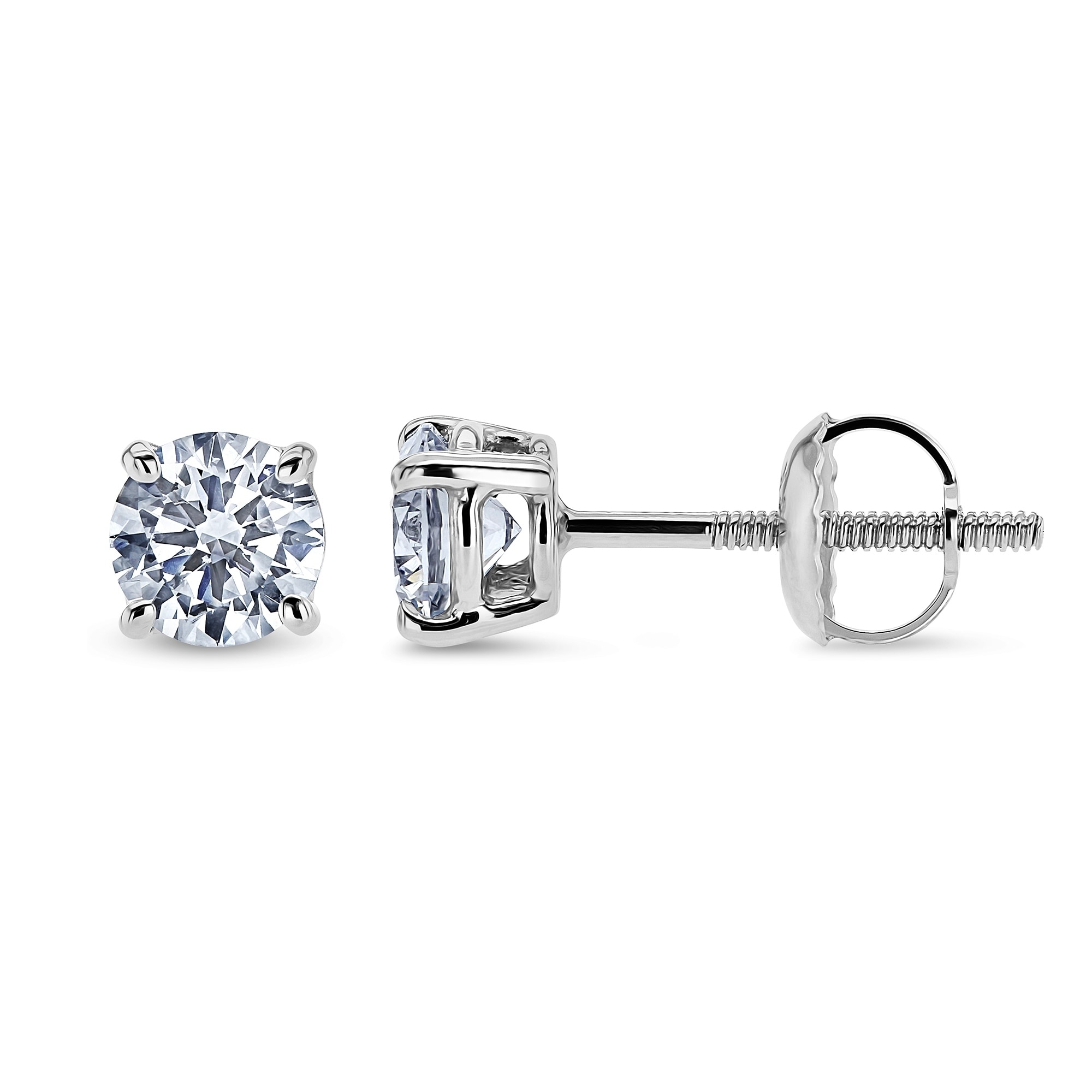 Annello By Kobelli 14k Gold 3 4 Carat Tdw Lab Grown Diamond Round Stud Earrings Ef Vs Igi Certified Annello By Kobelli 14k Gold 3 4 Carat Tdw Lab Grown Diamond Round Stud Earrings Ef Vs Igi Certified