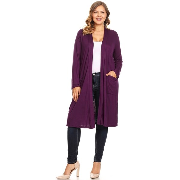 plus size duster cardigan
