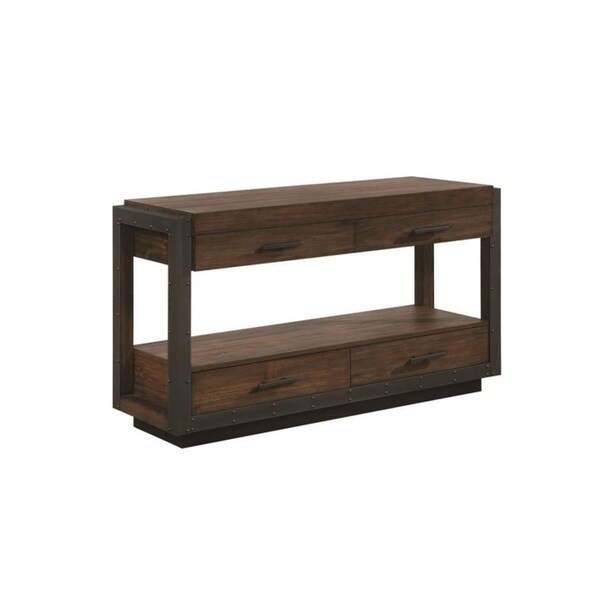 Harbor Vintage Bourbon Sofa Table