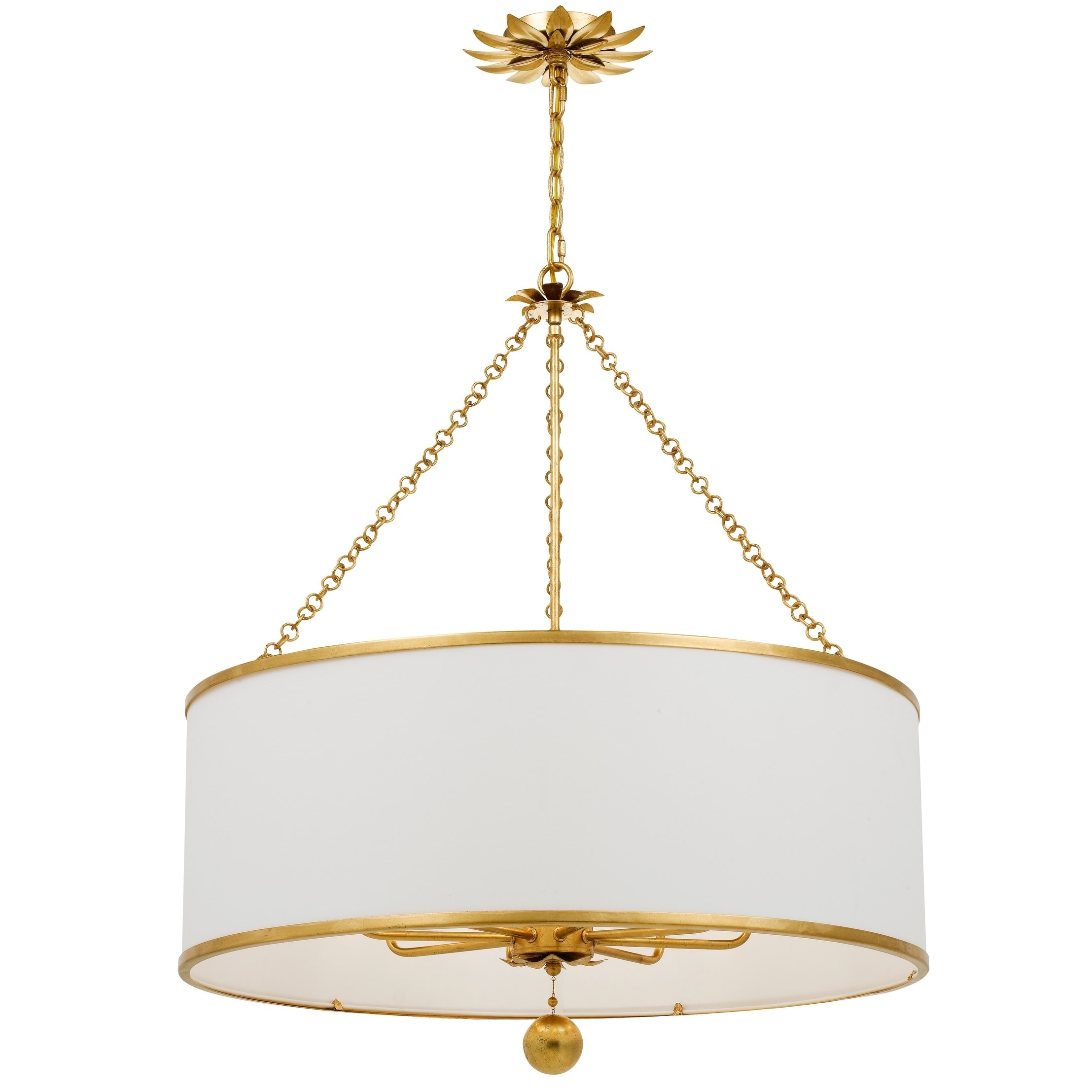 Broche 8-light Antique Gold Chandelier - Antique Gold - Chandeliers For Bedrooms by Overstock.com