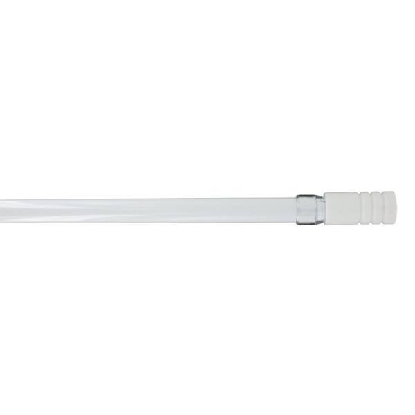 Shop Evideco Adjustable Cafe Curtain Rod Striped Finials Diam 3 4
