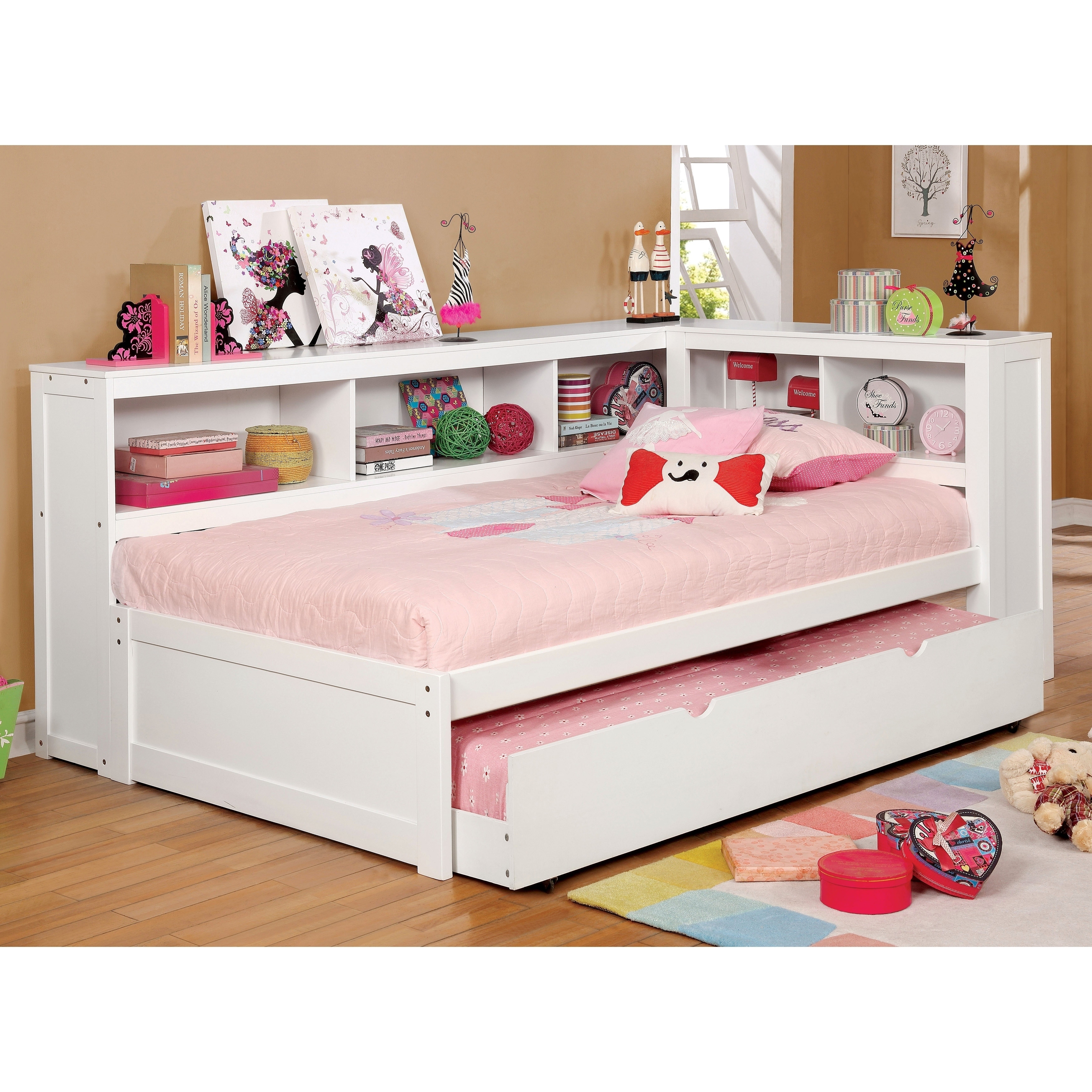 Copper Grove Lozova Corner Bookcase Daybed On Copper Grove Lozova Corner