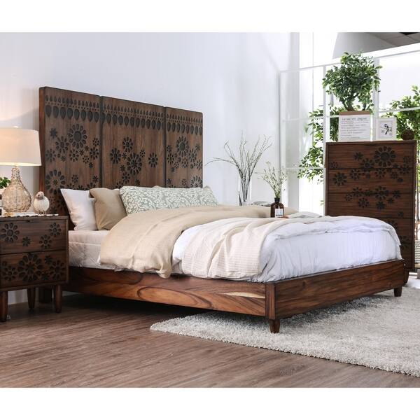 Shop Carson Carrington Dragr Rustic Dark Oak Bed On Sale