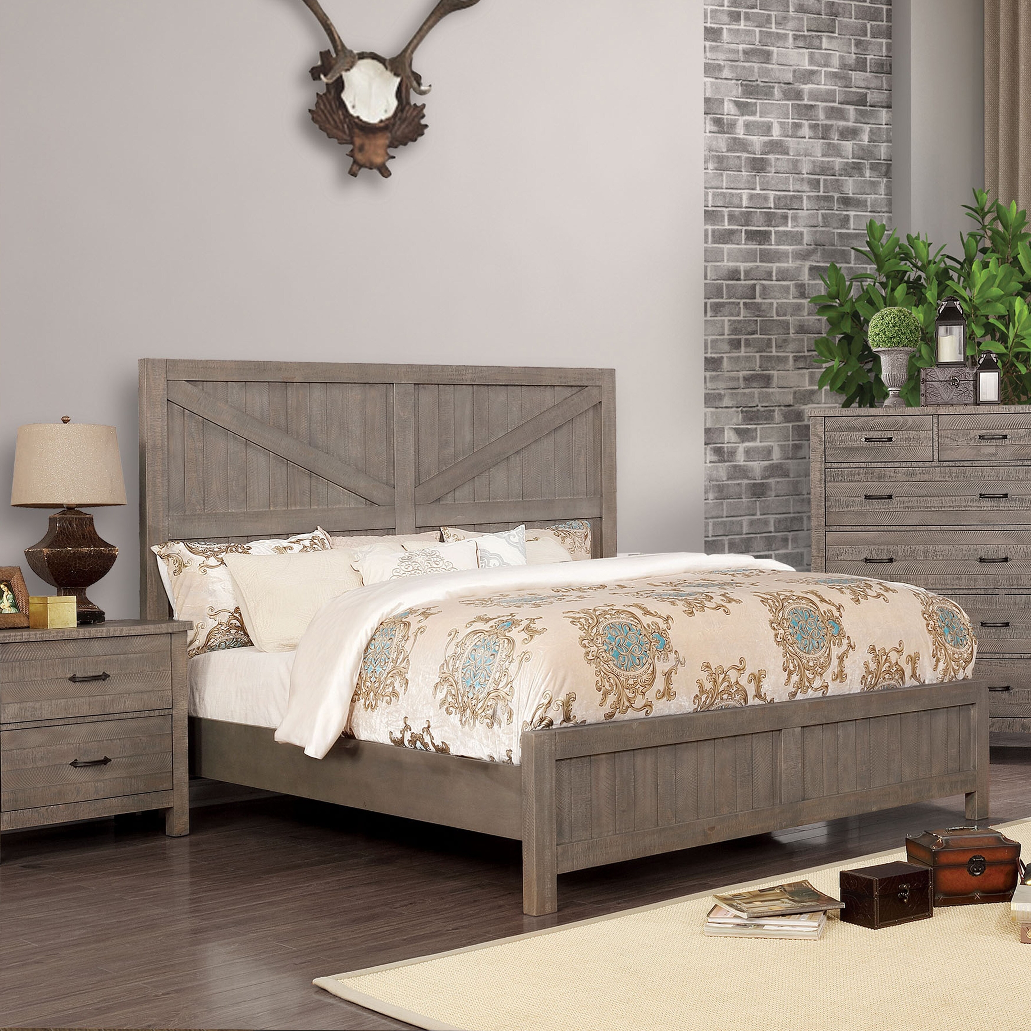 Shop Carbon Loft Oyeniran Rustic Barn Door Bed On Sale Free