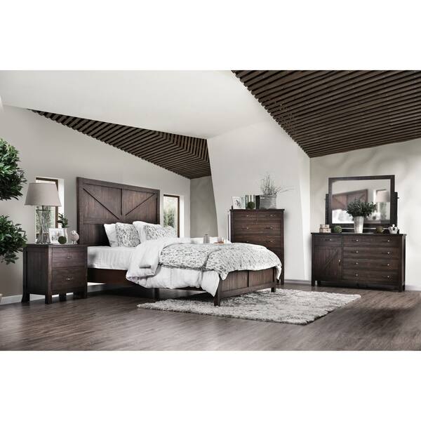 Shop Carbon Loft Oyeniran Rustic Barn Door Bed On Sale Free