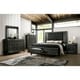 preview thumbnail 6 of 4, Furniture of America Quista Glam Grey 2-drawer Bed with LED