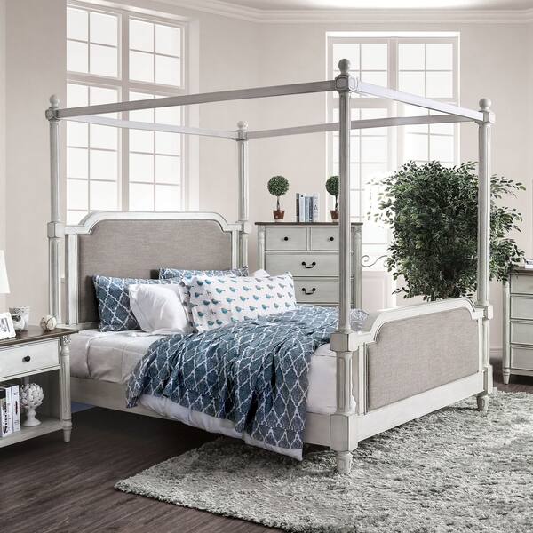 Furniture Of America Morn Traditional White Fabric Furniture Of America Morn Traditional White Fabric
