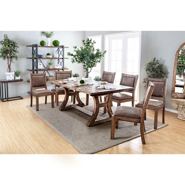 pine dining table set