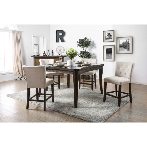 Carbon Loft Eddy 7-piece Counter Height Dining Table Set